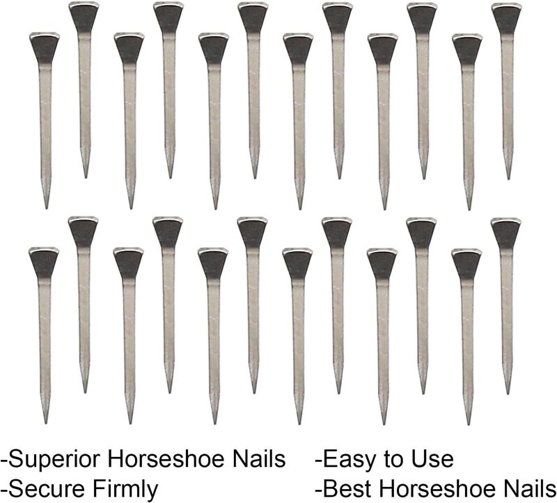 UOIENRT 250Pcs E5 Horseshoe Nails (2 Inch), Stainless Steel Horse Hoof Nails Horseshoe Nails for Securing Firmly - Image 5